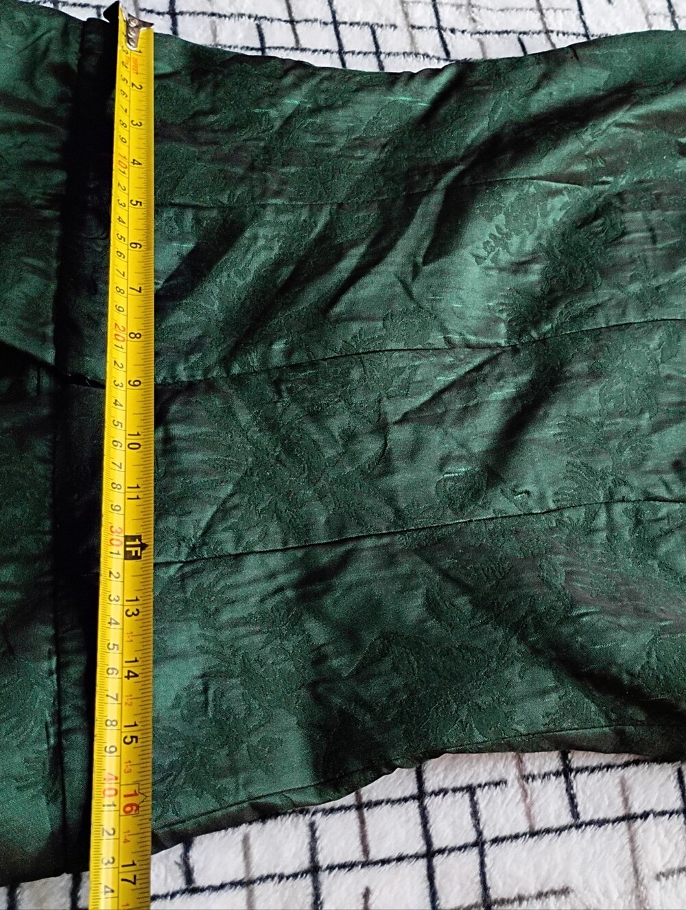 Altar'd State Size Medium Green Jacquard Tube Top Mini Dress BRAND NEW - Picture 5 of 7